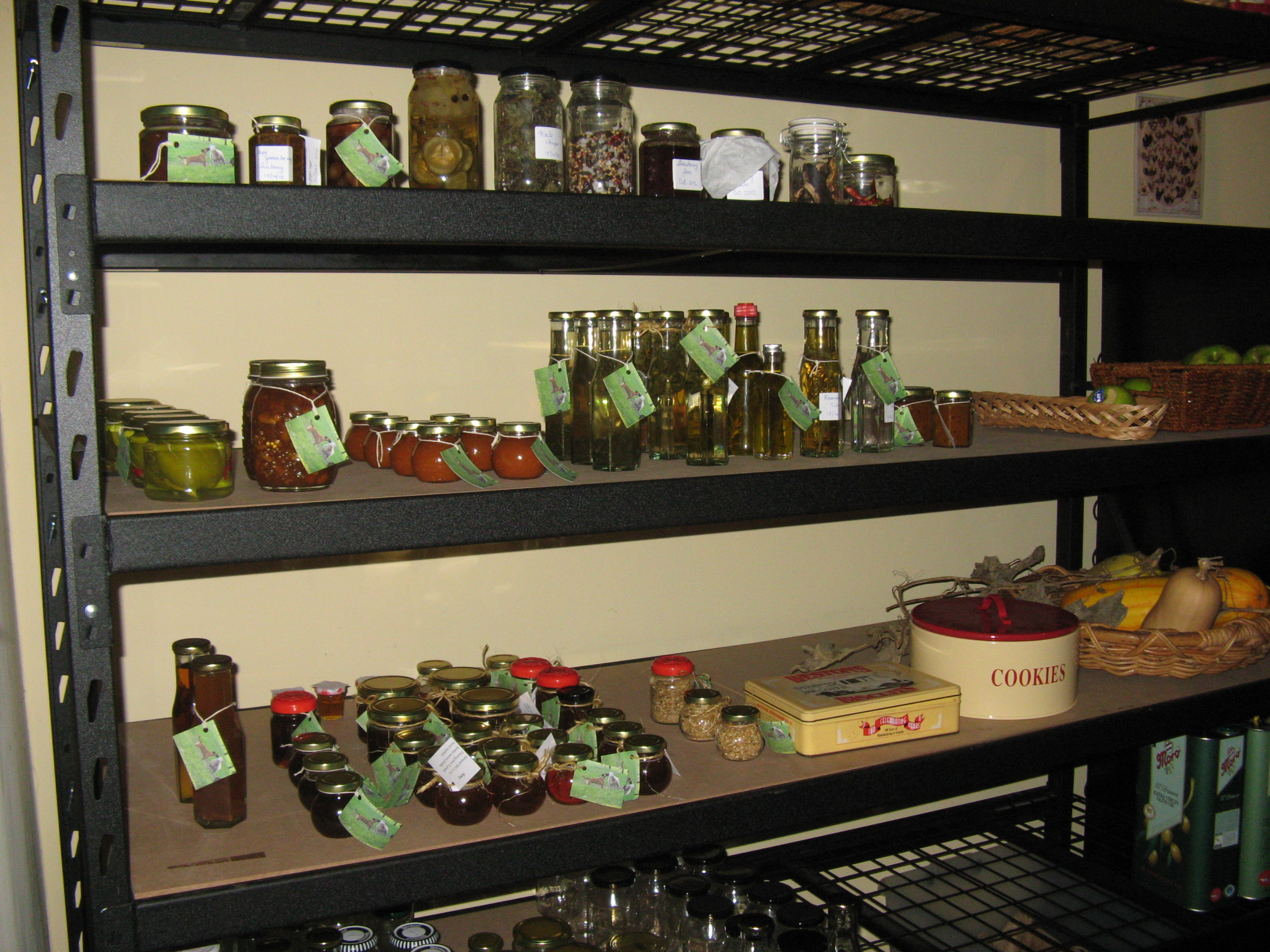 Produce shelves filling up!