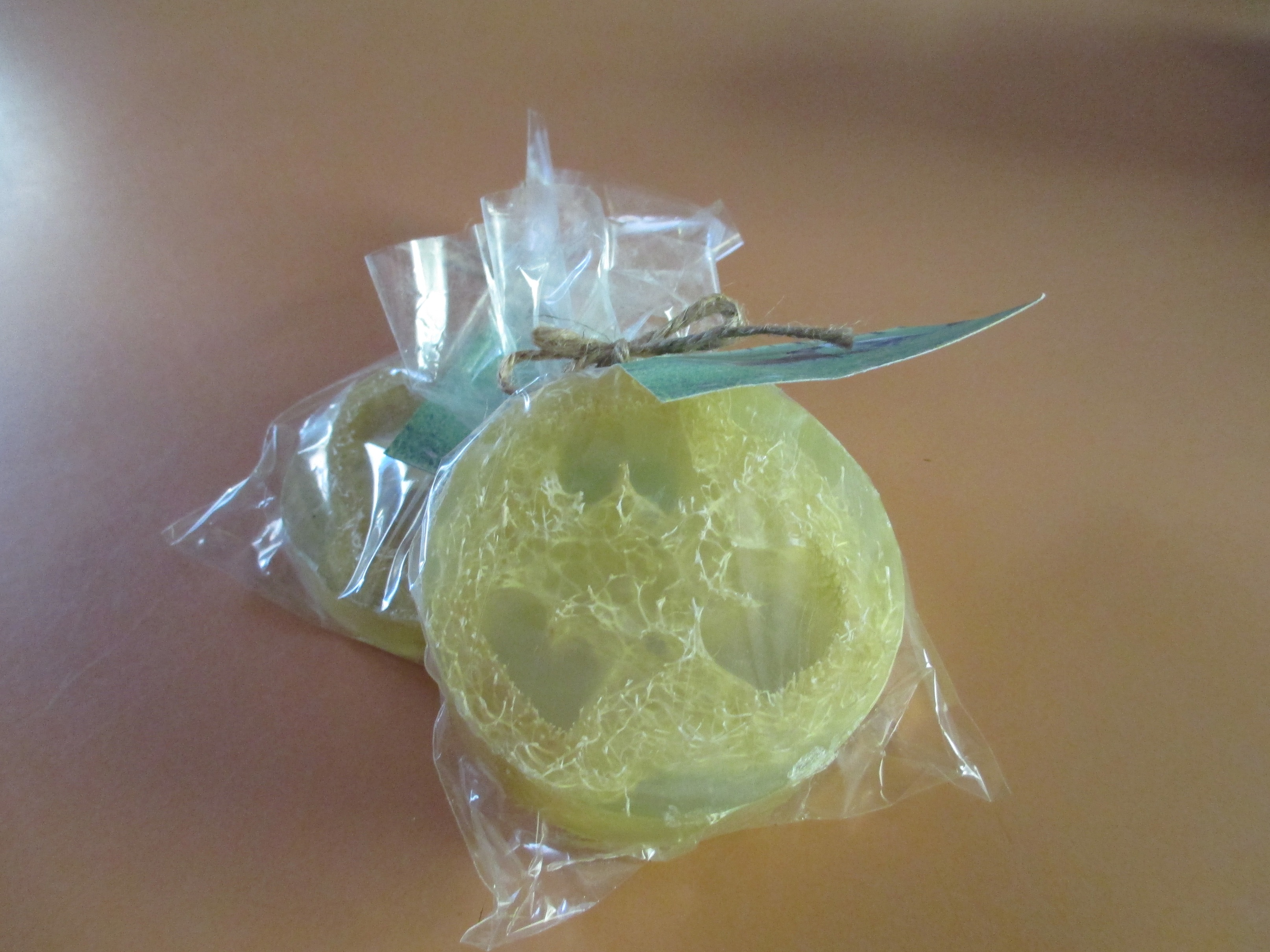 Completed Luffa Soap